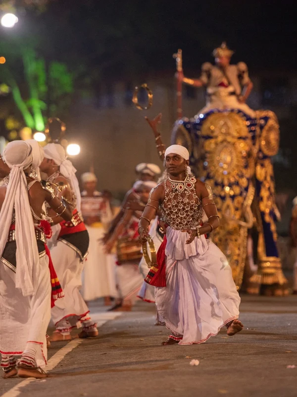 Dancers performing in Kandy Perahera