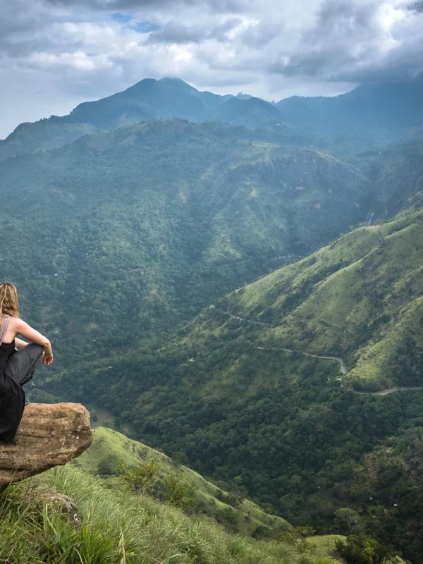 Panoramic view from Ella viewpoint Sri Lanka