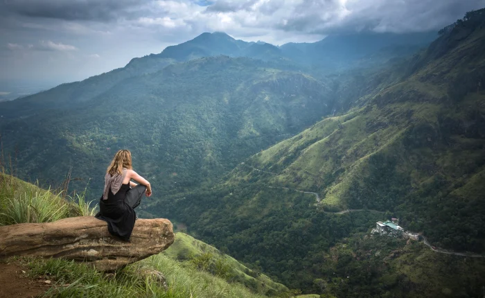 Panoramic view from Ella viewpoint Sri Lanka