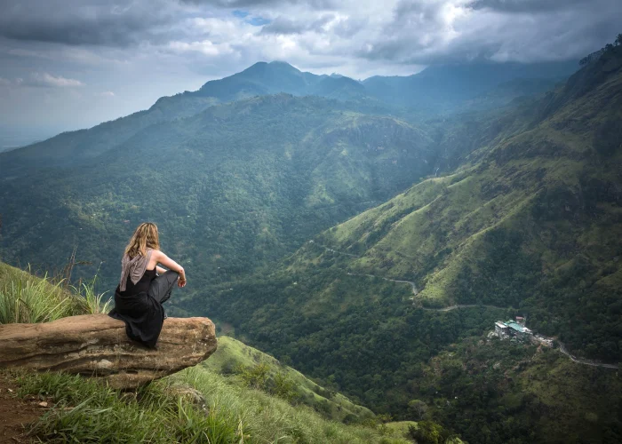 Panoramic view from Ella viewpoint Sri Lanka