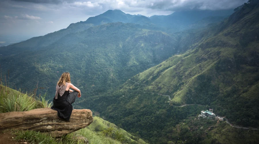Panoramic view from Ella viewpoint Sri Lanka