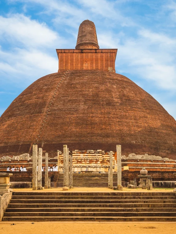 Abhayagiri Chaitya in Anuradhapura Sri Lanka