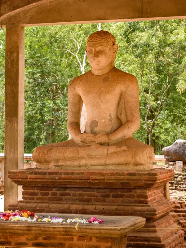 Samadhi Buddha Statue in Anuradhapura Sri Lanka